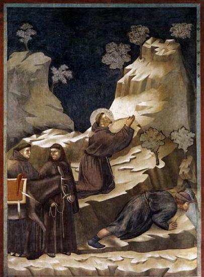 GIOTTO di Bondone Miracle of the Spring oil painting picture
